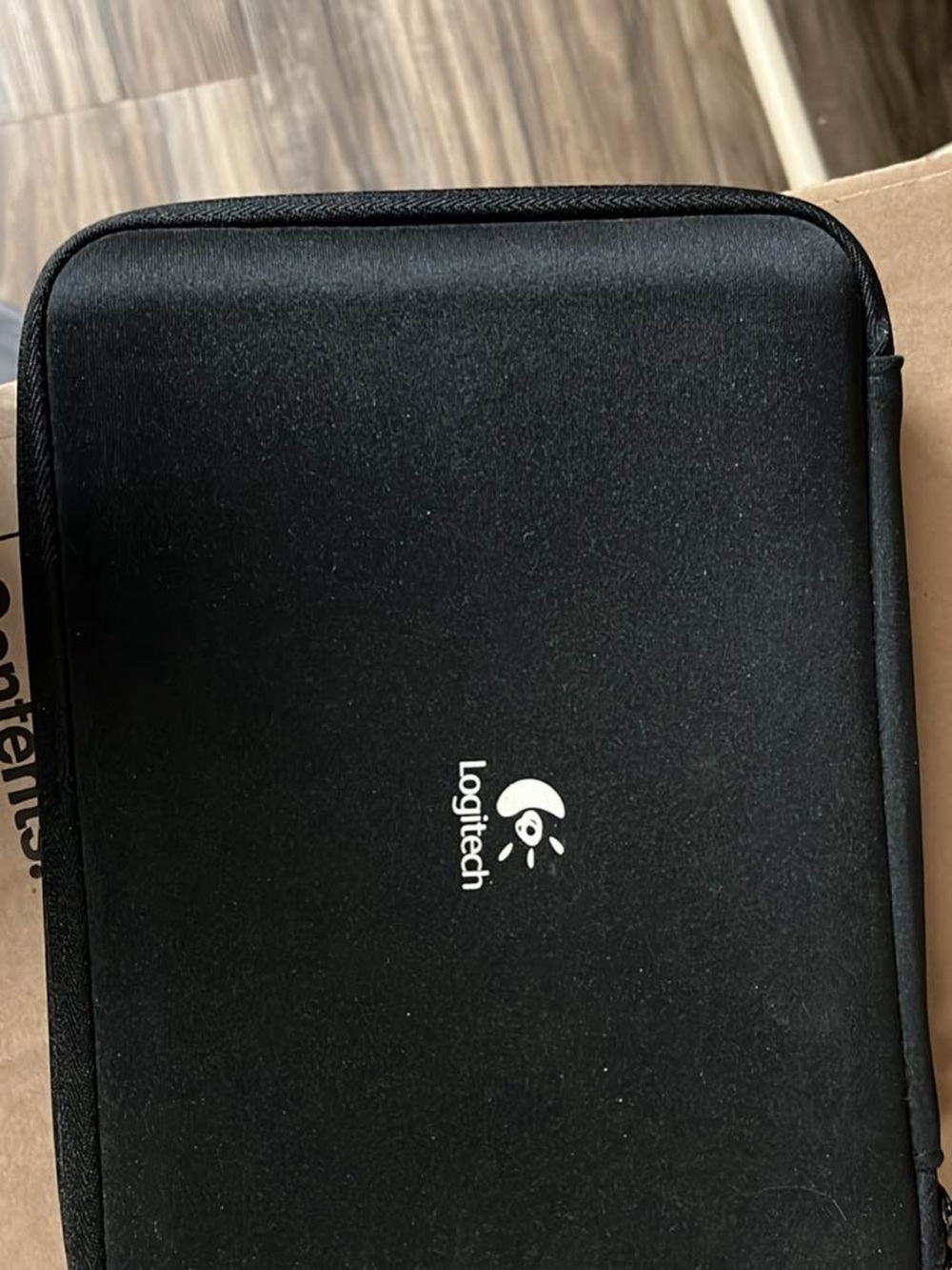 Logitech Black Zip Travel Electronics Case